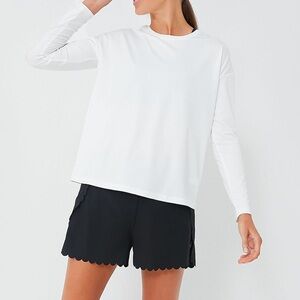 Tuckernuck Sport Black Scallop Marisa Tennis Shorts